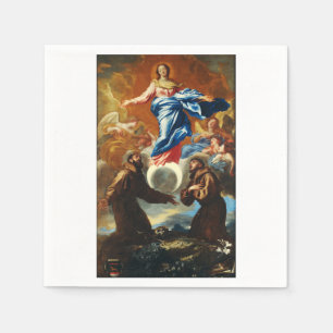 Serviette En Papier L'Immaculée Conception de la Vierge Marie