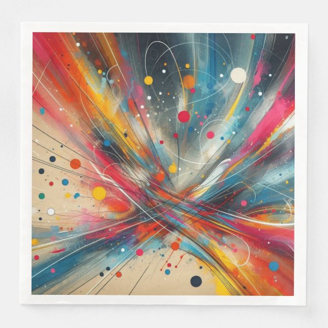 Serviette En Papier lineas (Devant)