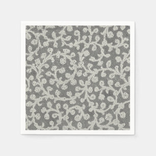 Serviette En Papier Linge de dentelle mariage blanc classique jolie