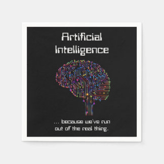 Serviette En Papier L'intelligence artificielle contre la réalité