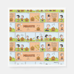 Serviette En Papier Linus & Lucy Chanter Jack-O-Lantern
