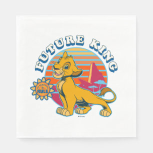 Serviette En Papier Lion King   Simba - Futur Roi