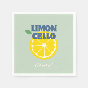 Serviette En Papier Liqueur Limoncello Mint Moderne Maison