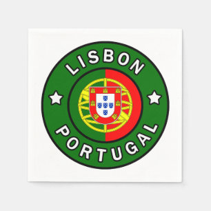 Serviette En Papier Lisbonne Portugal