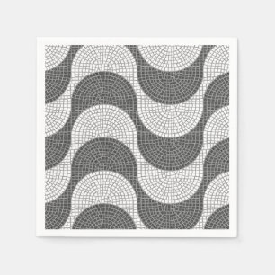 Serviette En Papier Lisbonne Rossio calçada pavé portugais