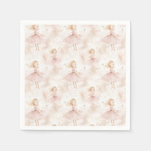 Serviette En Papier Little Ballerina #10 - Blonde Girl