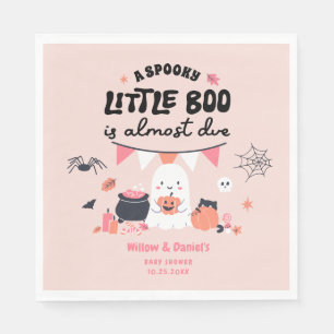 Serviette En Papier Little Boo est presque dû Baby shower serviettes