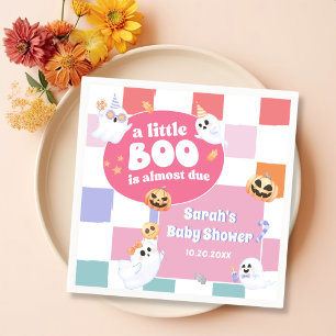 Serviette En Papier Little Boo Halloween Baby shower Super