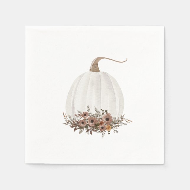 Serviette En Papier Little Citrouille Fall Napkin (Devant)
