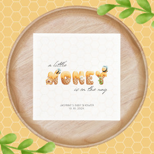 Serviette En Papier Little Honey Bee Baby shower