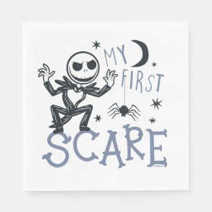 Serviette En Papier Little Jack Skellington - Ma première peur