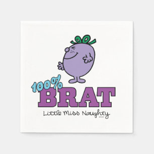 Serviette En Papier Little Miss Naughty 100% Brat