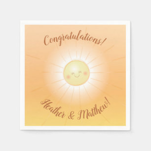 Serviette En Papier Little Ray of Sunshine Baby shower