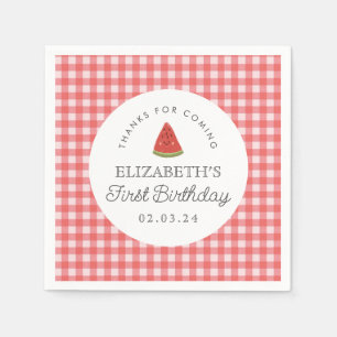 Serviette En Papier Little Sweet Melon Premier anniversaire