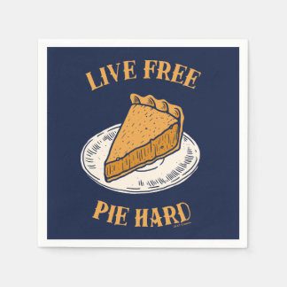 Serviette En Papier Live Free Pie Hard