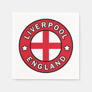 Serviette En Papier Liverpool Angleterre
