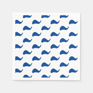 Serviette En Papier Livre blanc bleu