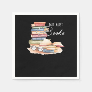 Serviette En Papier Livre Nerd Bibliophile Livre Louvain Littérature L