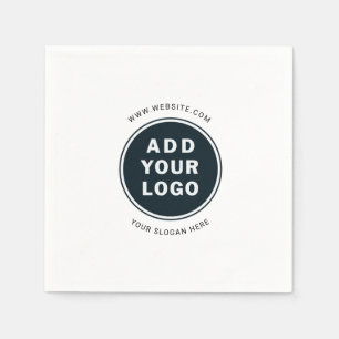 Serviette En Papier Livre promotionnel minimaliste du logo de l'entrep