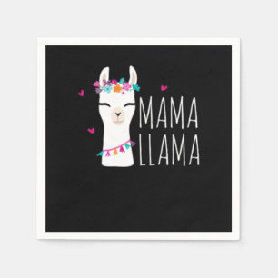 Serviette En Papier Llama Gift   Mama Llama