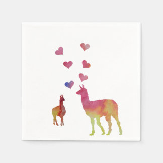 Serviette En Papier Llamas