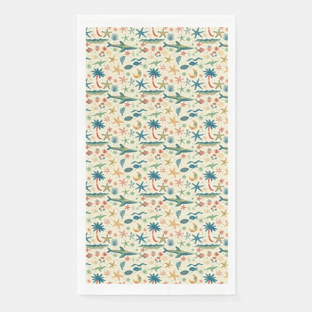 Serviette En Papier L'Océan Est Tout Ce Que Je Veux Être (Devant)