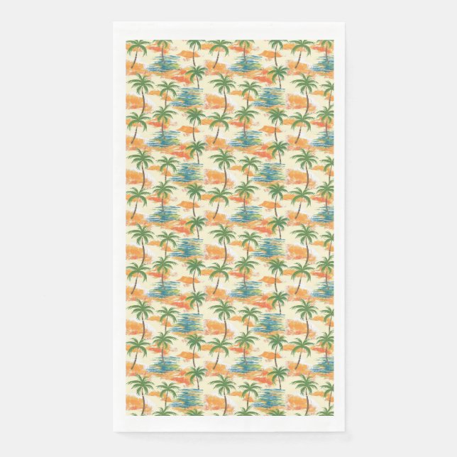 Serviette En Papier L'océan est un harmoniste puissant (Devant)