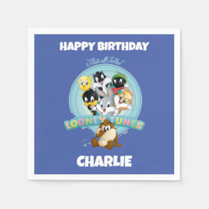 Serviette En Papier Logo Baby LOONEY TUNES™ C'est fini les amis