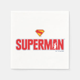 Serviette En Papier Logo classique Superman Bold