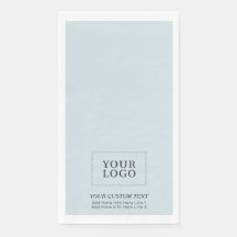 Logo d'affaires personnalisé bleu simple promotion