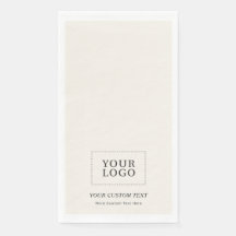 Logo d'affaires personnalisé en ivoire simple prom