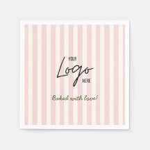 Logo de la boulangerie-café Cute Stripes Baked Wit