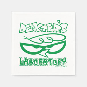 Serviette En Papier Logo de la face de laboratoire de Dexter
