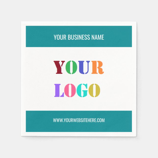 Serviette En Papier Logo de l'entreprise personnalisée et serviettes c (Devant)
