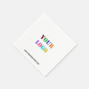 Serviette En Papier Logo de l'entreprise personnalisée et serviettes c