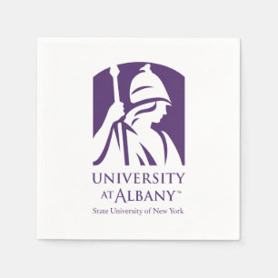Serviette En Papier Logo de l'Université d'Albany