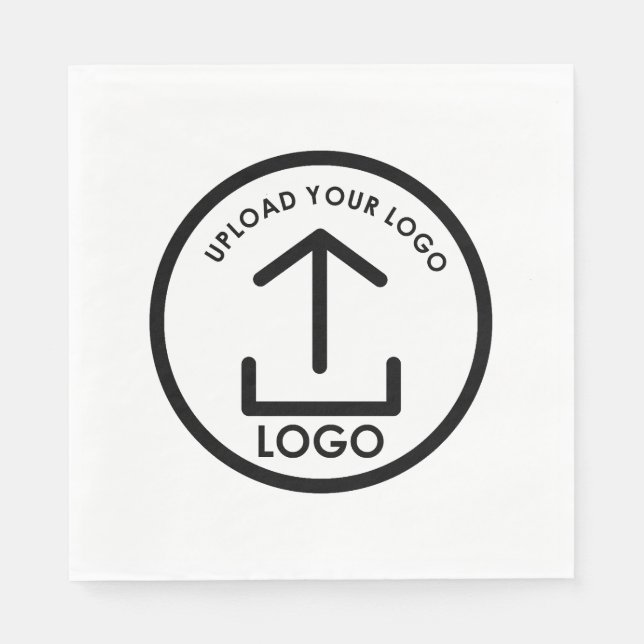 Serviette En Papier Logo d'entreprise imprimé sur mesure (Devant)