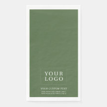 Logo d'entreprise personnalisé simple et écologiqu