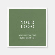 Logo d'entreprise personnalisé simple et écologiqu