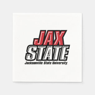 Serviette En Papier Logo d'état de Jacksonville State University JAX S