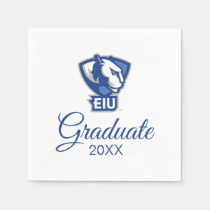 Serviette En Papier Logo Eastern Illinois University Panthers