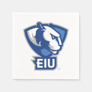 Serviette En Papier Logo Eastern Illinois University Panthers