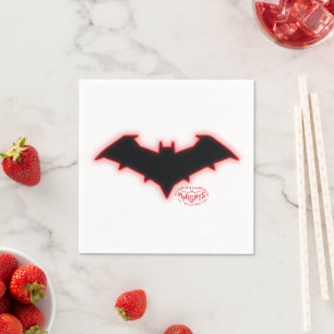 Serviette En Papier Logo Gotham Knights Red Hood