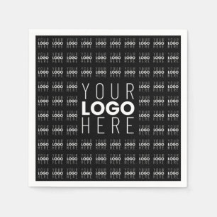 Serviette En Papier Logo ou image Carrelé Motif Grand Centre Logo