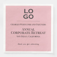 Logo personnalisé Pink Business ou Corporate Event