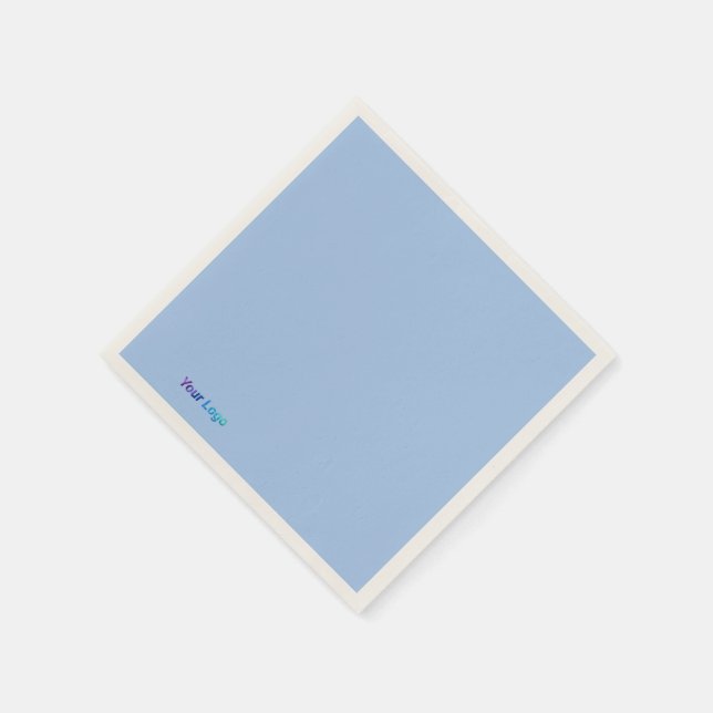 Serviette En Papier Logo personnalisé simple et élégant ici société t (Coin)