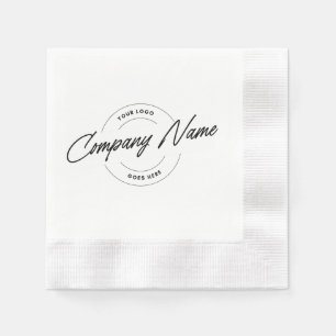 Serviette En Papier Logo promotionnel personnalisé Offre professionnel