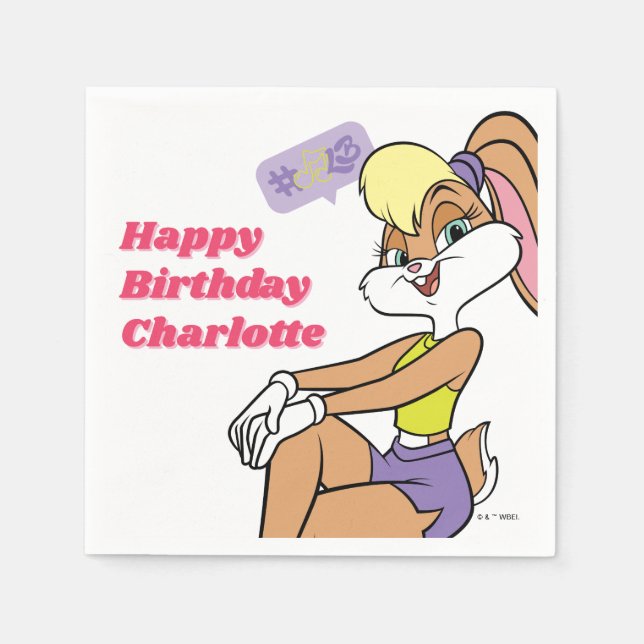 Serviette En Papier Lola assis (Devant)