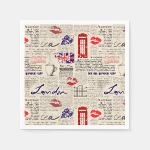 Serviette En Papier Londres, Angleterre