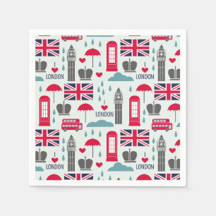 Serviette En Papier Londres, Angleterre Napkins